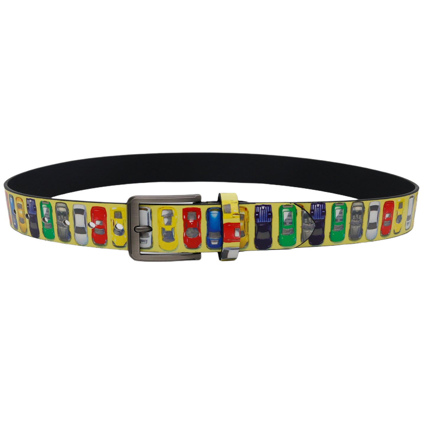 Colorful Car Print Retro Fun Women's Belt