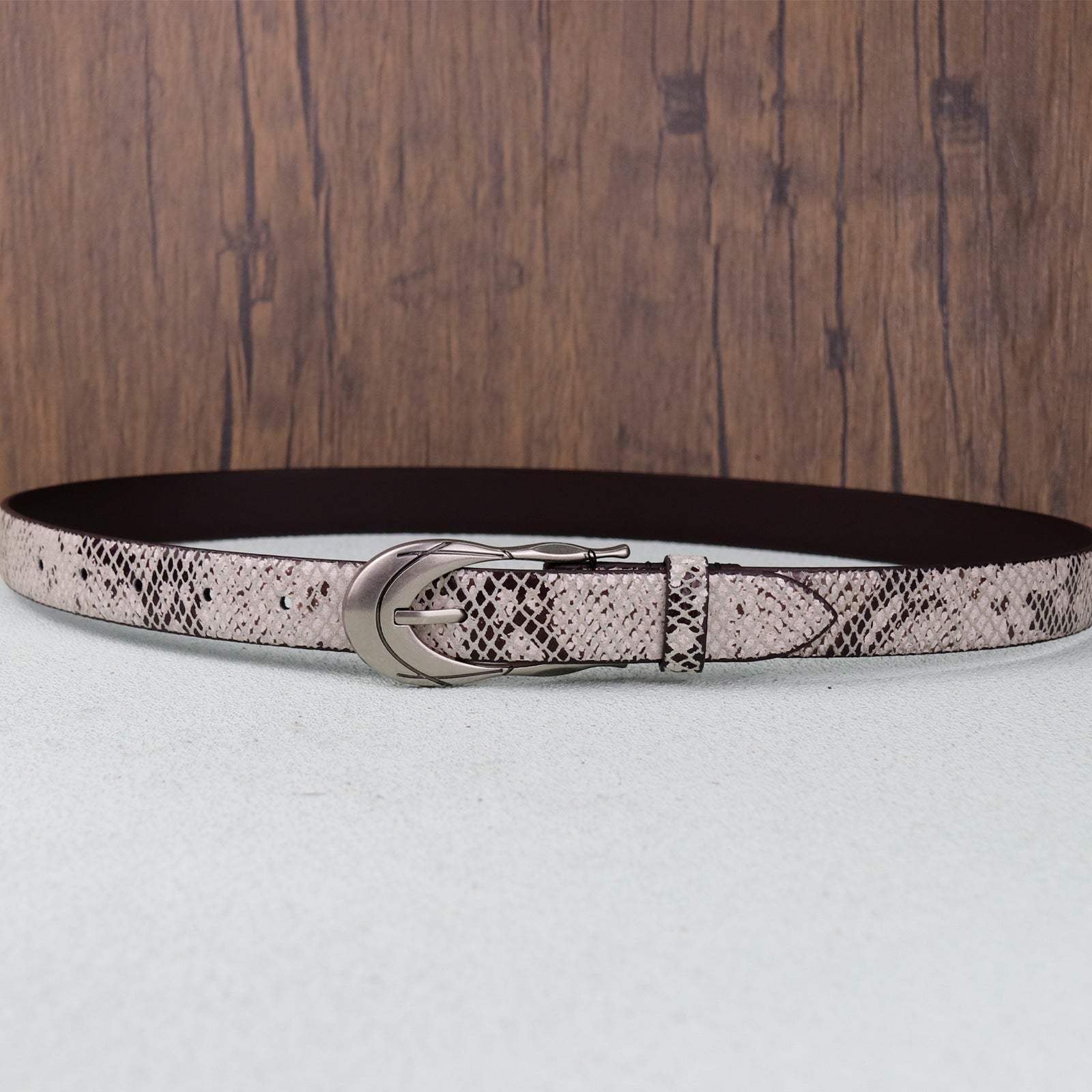 Snakeskin Retro Style Women's Belt