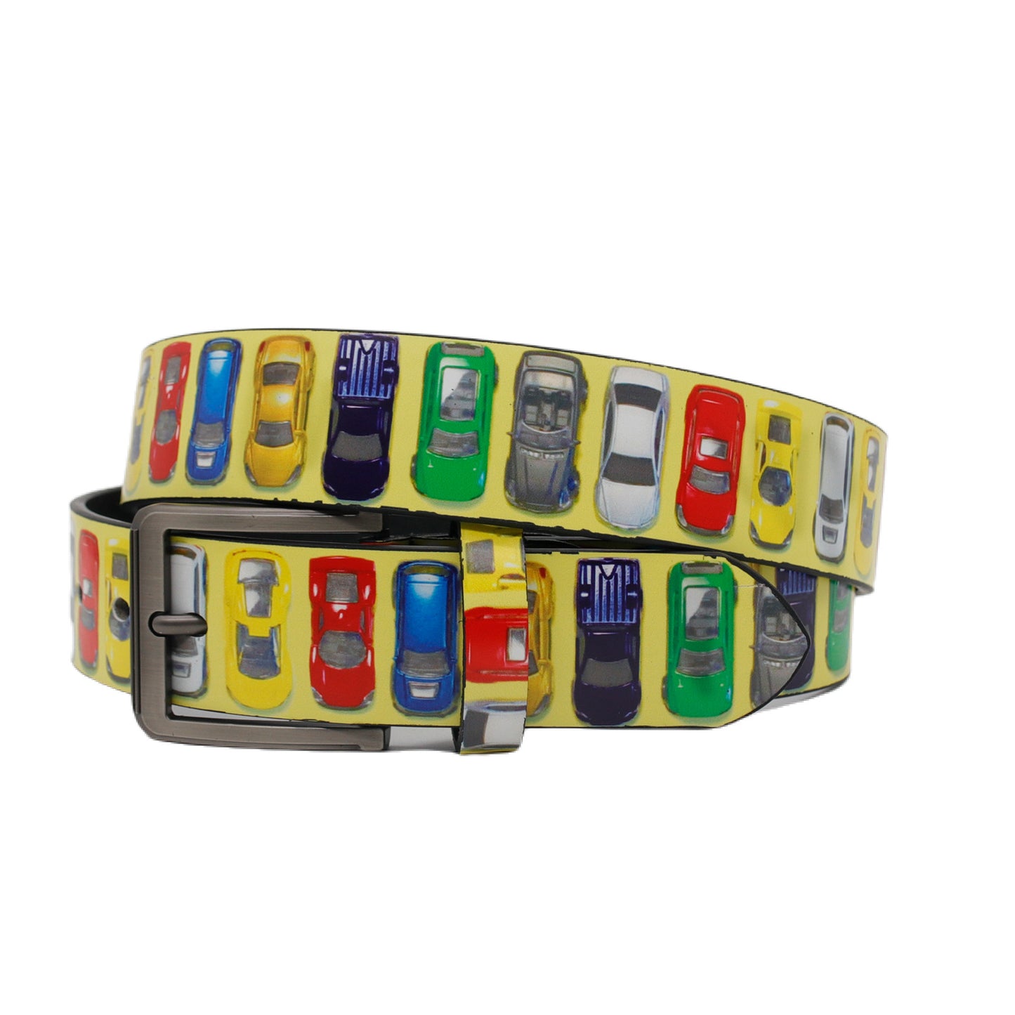 Colorful Car Print Retro Fun Women's Belt