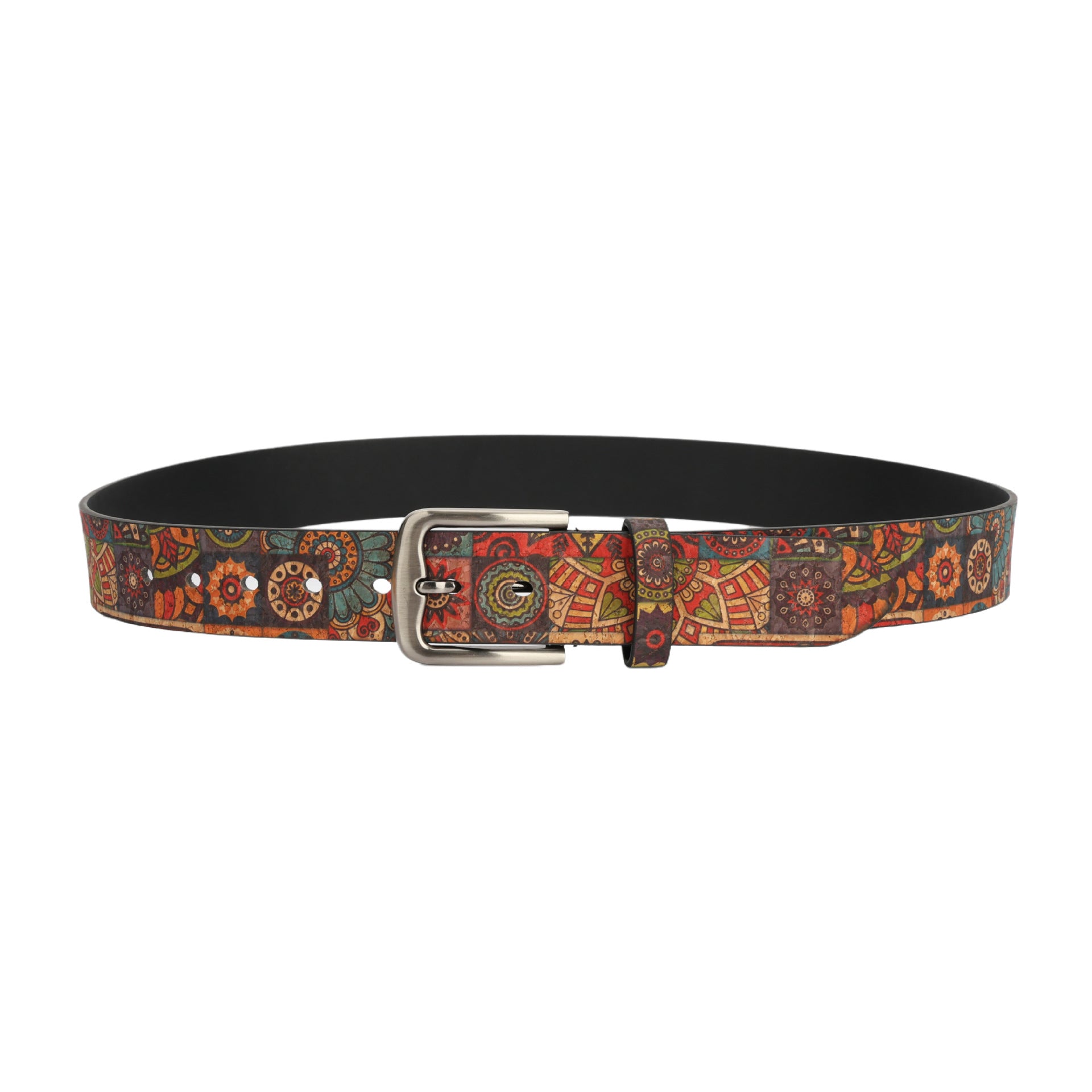Vintage Artistic Pattern Metal Buckle Belt